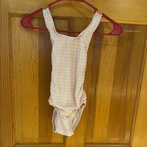 Striped One-Piece Swimsuit